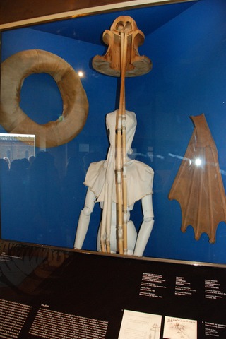 Da Vinci Scuba Invention