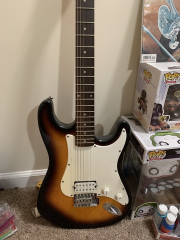 Started learning how to play the guitar