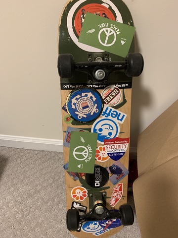 Got my first skateboard