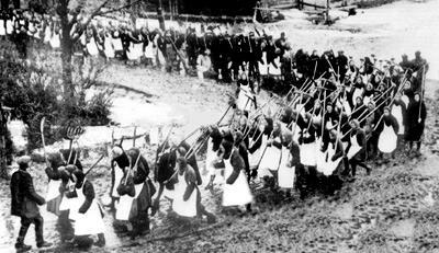 la collettivizzazione delle terre