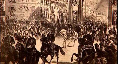 Alfonso XII entra en Madrid.