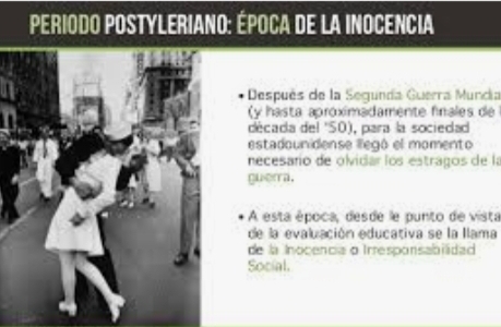 Época de la Inocencia1946-1954 hasta la actualidad