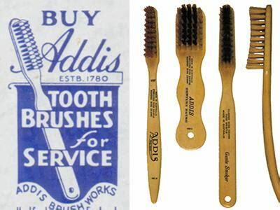 The first mass-produced toothbrush