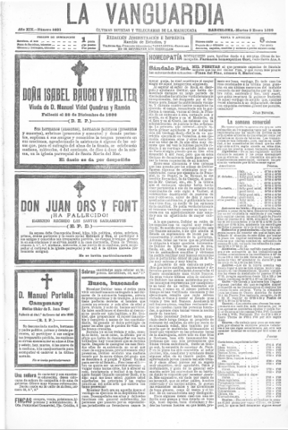 Nacimiento bisabuelo Daniel