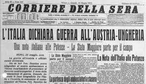 L'Italia entra in guerra a fianco dell'intesa