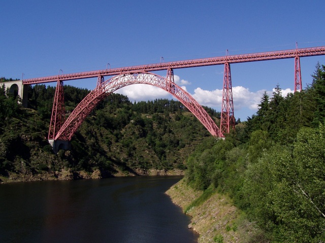 viaduc de garabit en fer de Eiffel