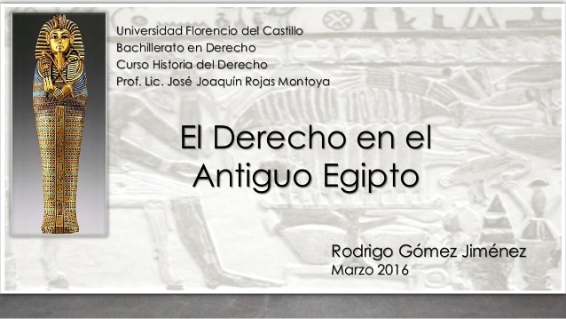 APORTE JURIDICO DE EGIPTO