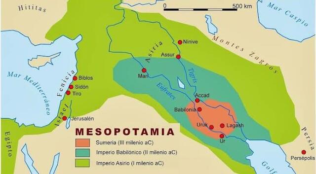 Mesopotamia Ubicación Geografica
