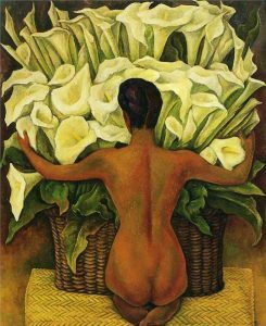 Nude With calla Lillies