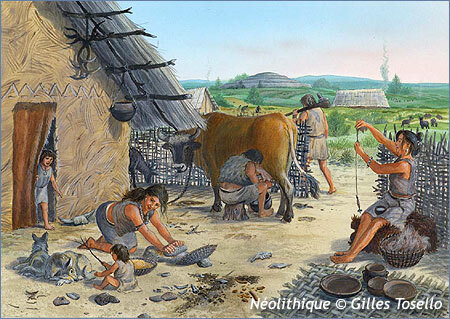 Début de la domestication des animaux