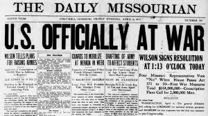 United States declares war on Germany