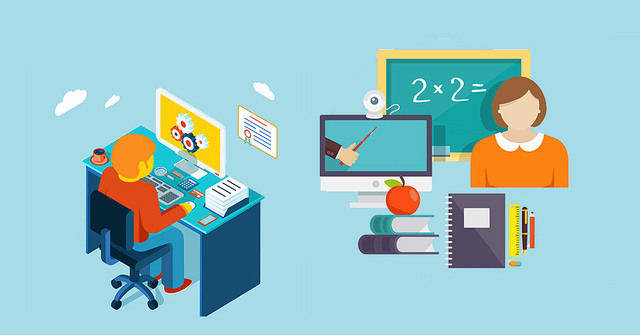 Nace el concepto de b-learning