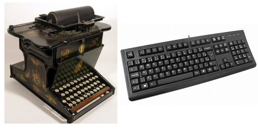MÁQUINA DE ESCREVER- 1874