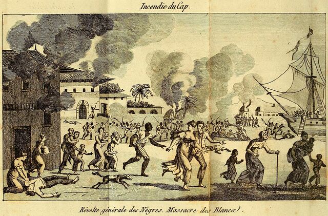 Slaves rise up on northern plantations of St. Domingue