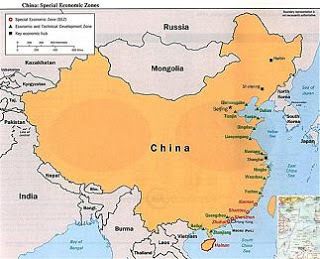 CHINA ubicación geográfica