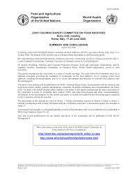 Acceptable daily intake: an estimate by JEFCA