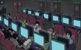 Internet Cafes became popular