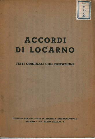 The Locarno Treaties