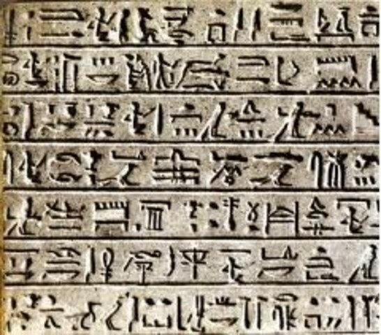 La escritura (Pictogramas)