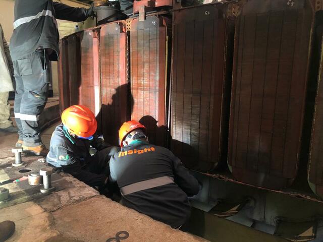 Remoção do polo nº 65 e 67