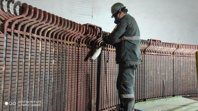 Remoção das barras roebel do estator do GP