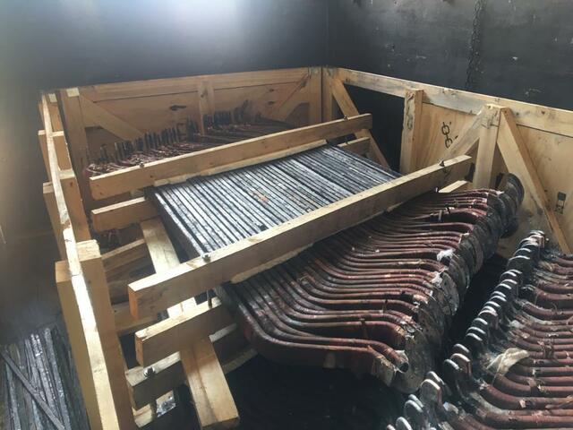 Envio de 120 barras roebel, 84 polos auxiliares e polos principais nº 65 e 67- p/ Fábrica da Insight Energy