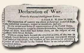 U.S. Declares War on Great Britain