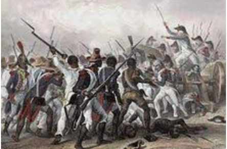 War of Knives begins for control of St. Domingue