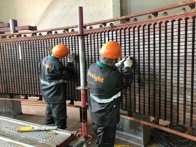 Limpeza interna e externa do núcleo magnético, ranhuras, cavidades dos dutos de ventilação.