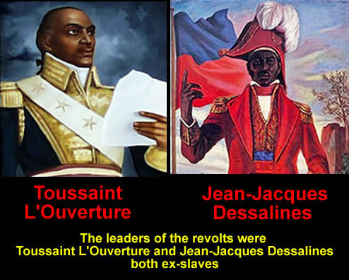 L’Ouverture put in prison by the French with the help of Jean-Jacques Dessalines