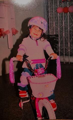 Aprendí a montar bici