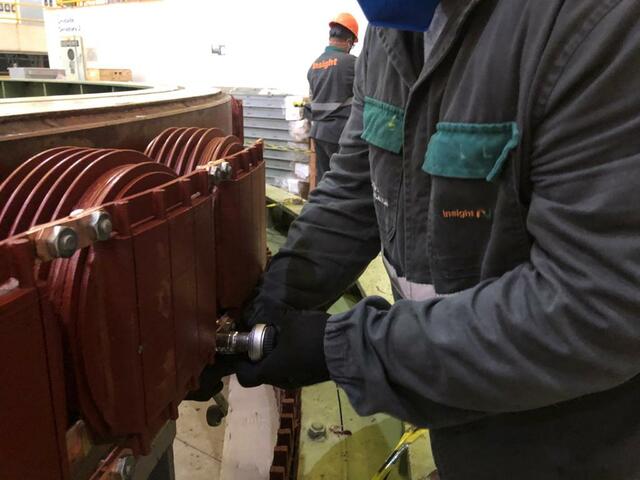 Montagem dos 60 polos do GA c/ instalação de cordoalhas flexíveis