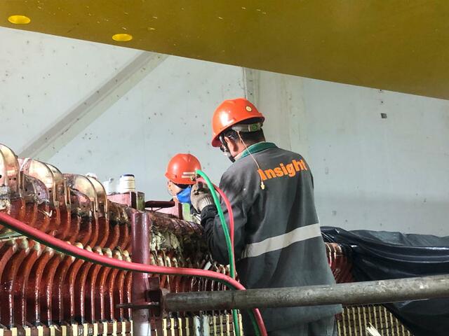 Solda das conexões - brasagem