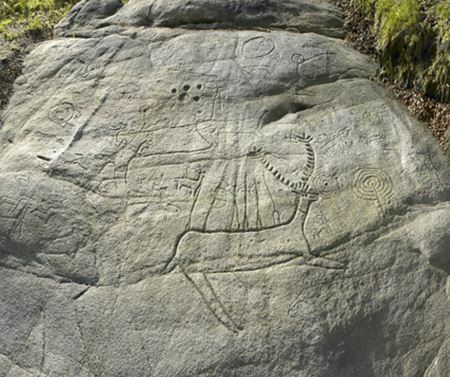 Petroglifos Laxe dos Carballos de Campo Lameiro