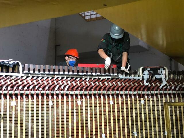 Montagem das capas isolantes