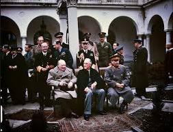 Conferencia de Yalta (Roosevelt, Churchill, Stalin)