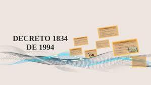 Decreto 1834 de 1994