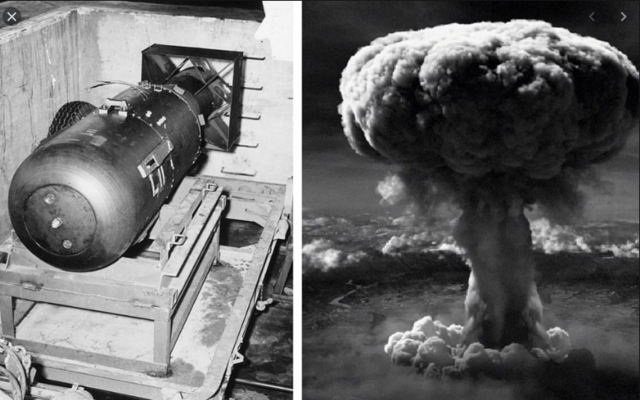 Lanzamiento de la primera bomba atómica en Hiroshima