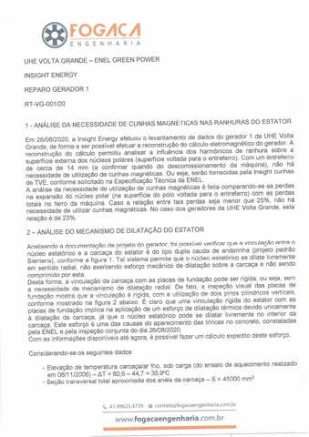 RT.1255.s/n - Reparo Gerador UG01