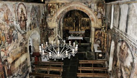 Frescos Iglesia Santa María de Nogueira de Miño