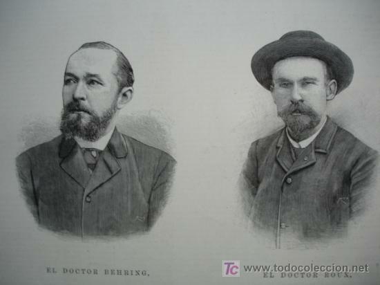 Emilio Roux y Emil Behring