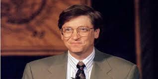 In 1995, Bill Gates makes near $13 billion dollars off of new tech like PCs and Internet providers.