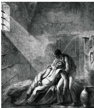 L’Ouverture put in prison by the French with the help of Jean-Jacques Dessalines