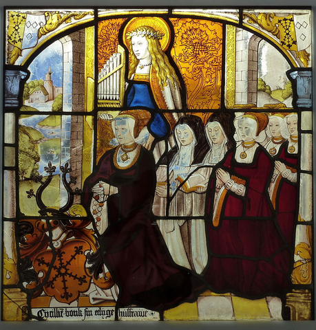 Vitrales con nanopartículas de oro