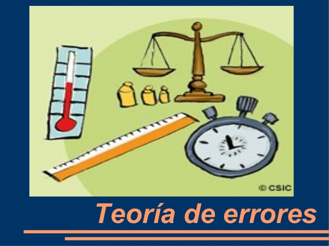 La "Teoría del error" por fin llega.