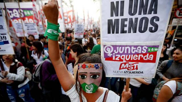 Marcha argentina “Ni una menos”