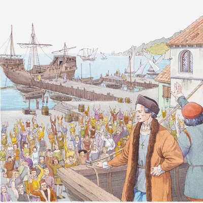 Timeline: Viajes de Exploración a América "Eder Jesús Villegas Carlos"