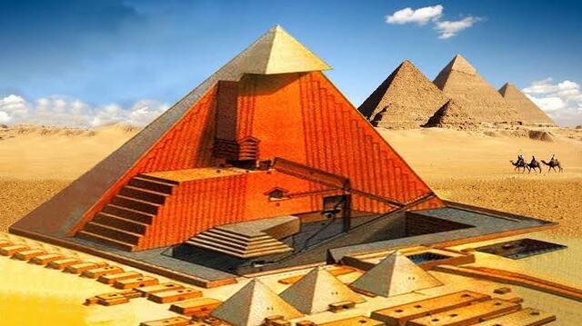 THE GREAT PYRAMID OF GHIZA IS CONSTRUCTED BY PHARAOH KHUFU