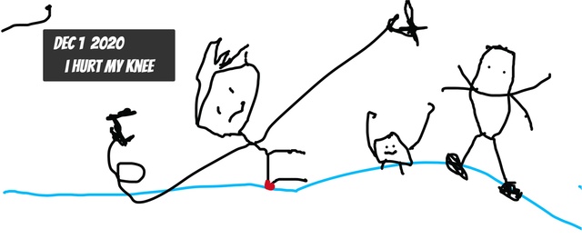 SEAN BINN INJURES KNEE