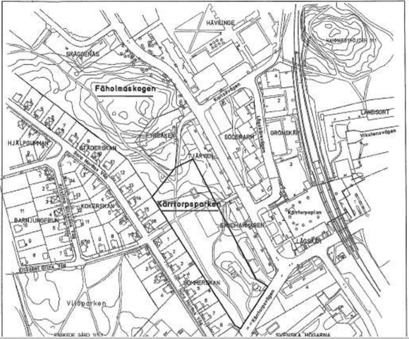 Kärrtorpsparken och Fäholmaskogen får sina namn...